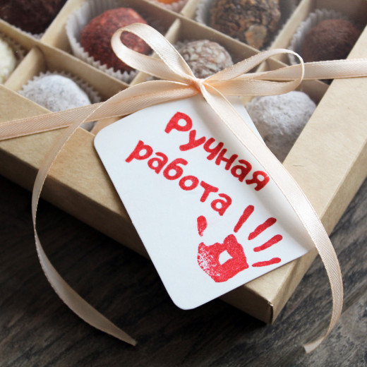 Бирка белый 