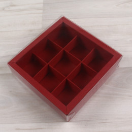 Коробка Дафнис 9 красный