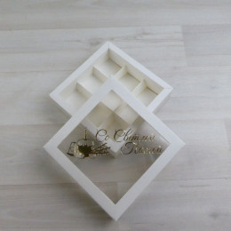 Коробка Гималия 9 конфет, тиснение 