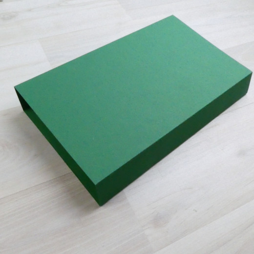 Коробка Этне 15 шубер новогодний зеленый