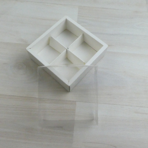 Коробка Дафнис 4 апельсин толстый борт