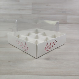 Коробка Имир 9 (120х120х30мм) декор цветной