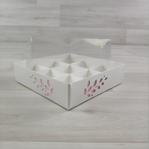 Коробка Имир 9 (120х120х30мм) декор цветной