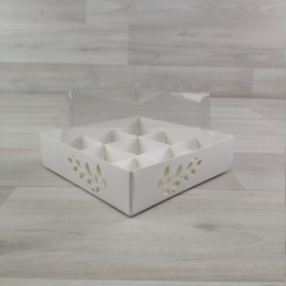 Коробка Имир 9 (120х120х30мм) без декора Премиум