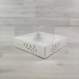 Коробка Имир 9 (120х120х30мм) без разделителей декор цветной