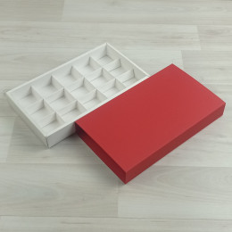 Коробка Этне 15 шубер красный