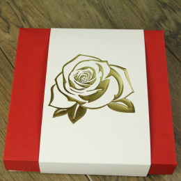 Шубер (чехол) 16 белый с рельефным тиснением 