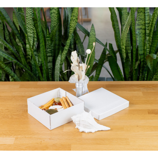 Коробка Бестла 4 двухсторонний белый МГК (200х200х80мм)