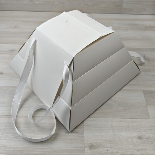 Коробка Пирамида Малая белая