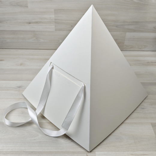 Коробка Пирамида Малая белая