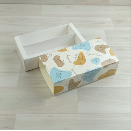 Коробка Эрида 4 (190х110х55мм) белый шубер коллекция 