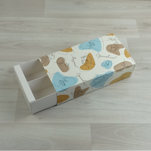 Коробка Эрида 4 (190х110х55мм) белый шубер коллекция 