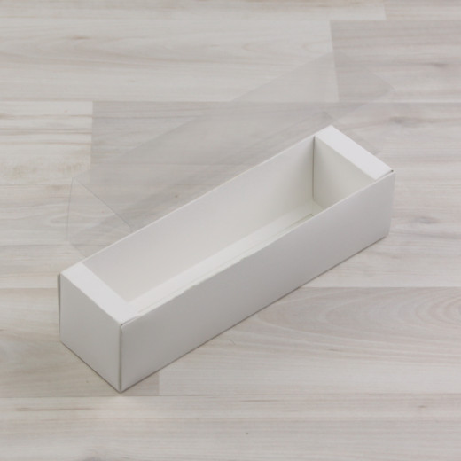 Коробка Эрида 3 (190х55х55мм) белый с прозрачным шубером