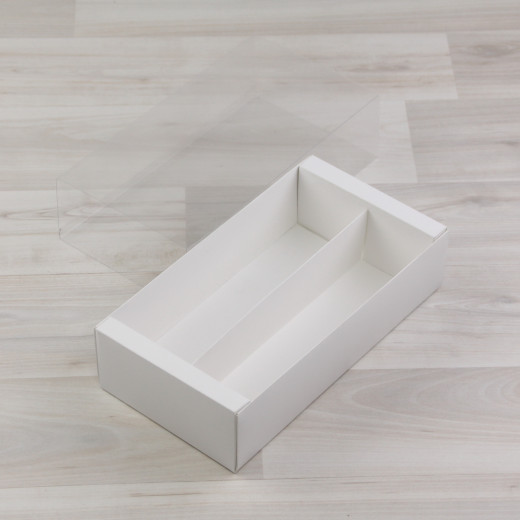 Коробка Эрида 4 (190х110х55мм) белый с прозрачным шубером