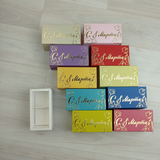 Коробка Этне 2 шубер ассорти тиснение 