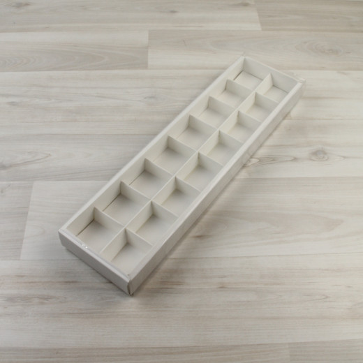 Коробка Этне 16 (2х8) с прозрачным шубером