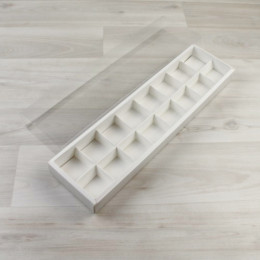 Коробка Этне 16 (2х8) с прозрачным шубером