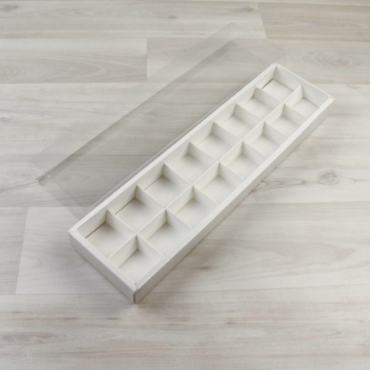 Коробка Этне 16 (2х8) с прозрачным шубером