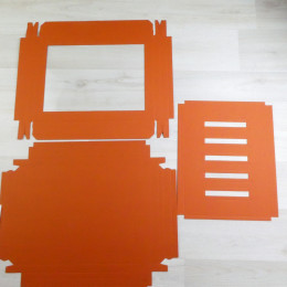 Коробка 5 батончиков кирпичный