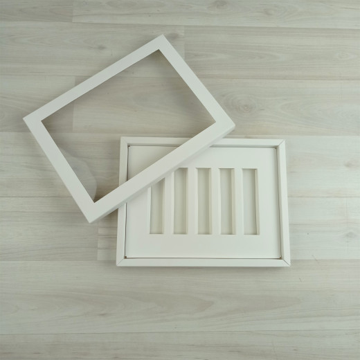 Коробка 5 батончиков (227х170х16мм) белый