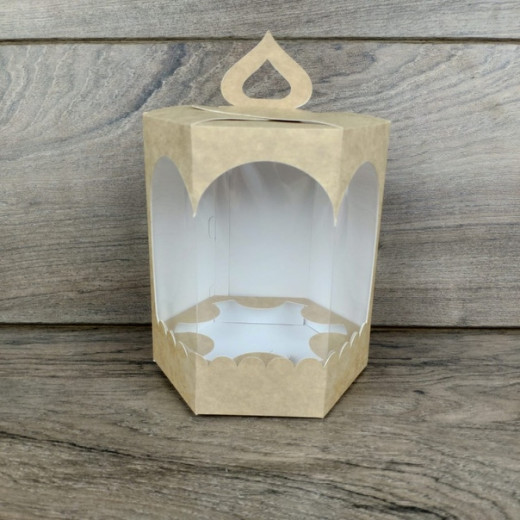 Коробка Кулич Малый крафт