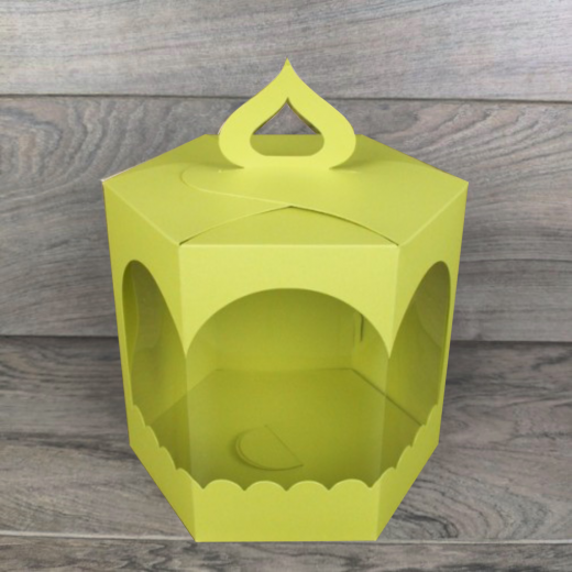 Коробка Кулич Большой фисташковый