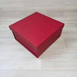 Коробка Мимас 4 красно-бежевый