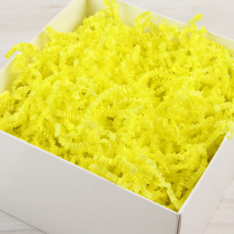 НАПОЛНИТЕЛЬ бумажный 50г Желтый гофра