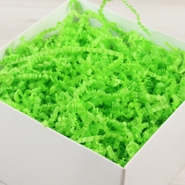 НАПОЛНИТЕЛЬ бумажный 50г Зеленое яблоко гофра