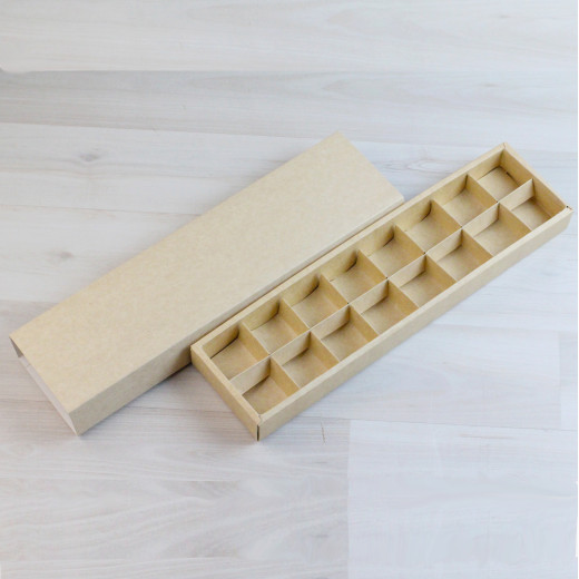 Коробка Несо 16 (2х8) шубер крафт