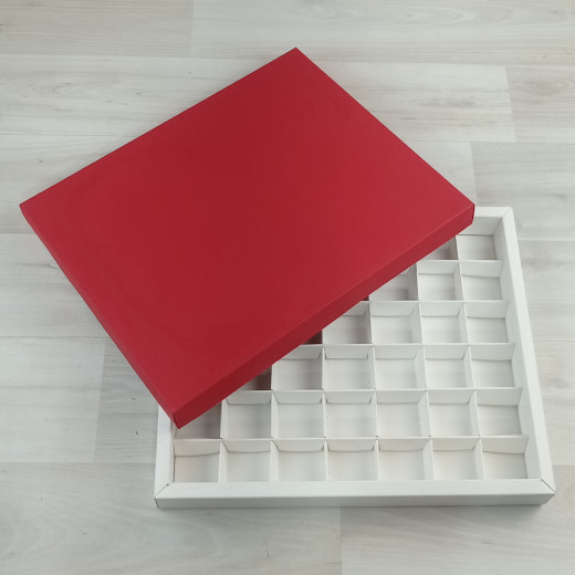 Коробка Паллена 42 красный