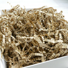 НАПОЛНИТЕЛЬ бумажный 50г темно-коричневый гофра