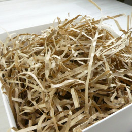 НАПОЛНИТЕЛЬ бумажный 50г темно-коричневый гладкий