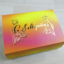 Коробка Этне 6 шубер коллекция Иллюзия с тиснением 