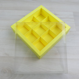 Коробка Дафнис 9 конфет, лимонный Оберон