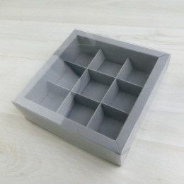 Коробка Дафнис 9 серый