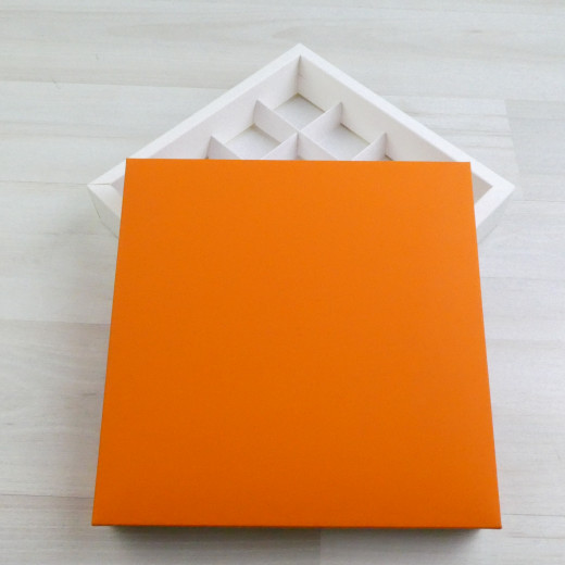 Коробка Паллена 16 оранжевый латекс