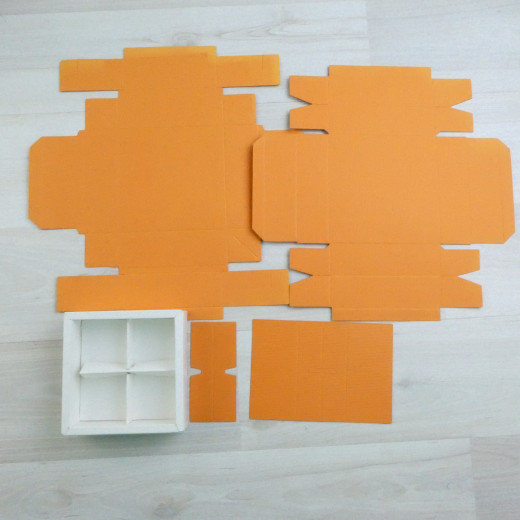 Коробка Нереида 4 кирпичный