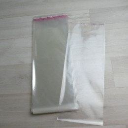 Пакет прозрачный 120х270мм для шоколадки с клеевым клапаном (упаковка 50шт.)