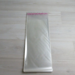 Пакет прозрачный 120х270мм для шоколадки с клеевым клапаном (упаковка 50шт.)