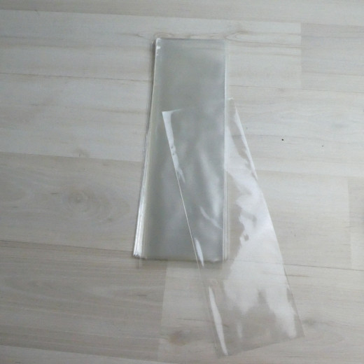 Пакет прозрачный 80х250мм для шоколадки Теба 002, 003, 007 (упаковка 50шт.)