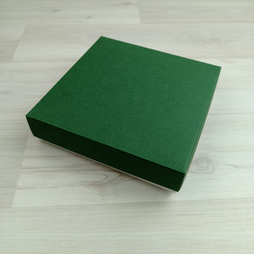 Коробка Паллена 9 новогодний зеленый