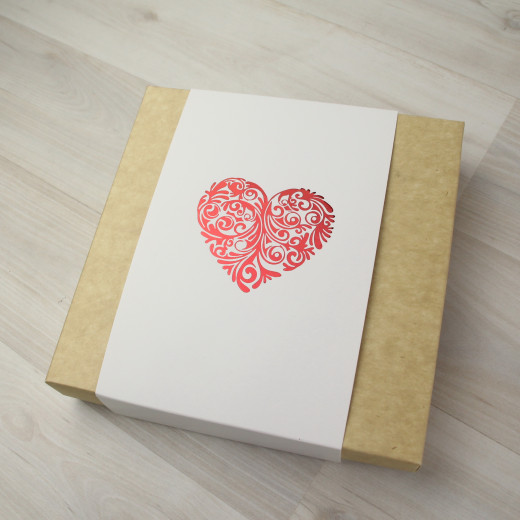 Тиснение "Сердце"