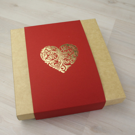 Тиснение "Сердце"