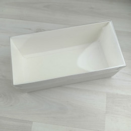 Коробка под кекс 230х110х90 белый