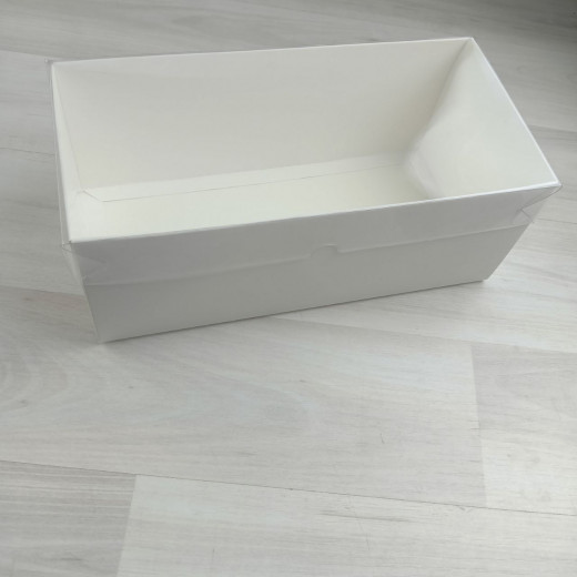 Коробка под кекс 230х110х90 белый