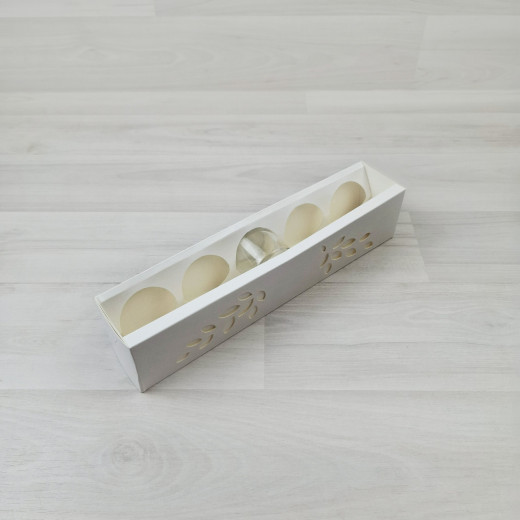 Коробка 5 варений белый