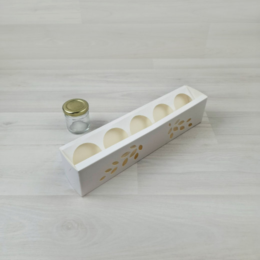 Коробка 5 варений белый