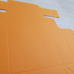 Коробка Дафнис 4 апельсин толстый борт