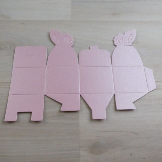 Коробка бонбоньерка "Бабочка" розовая